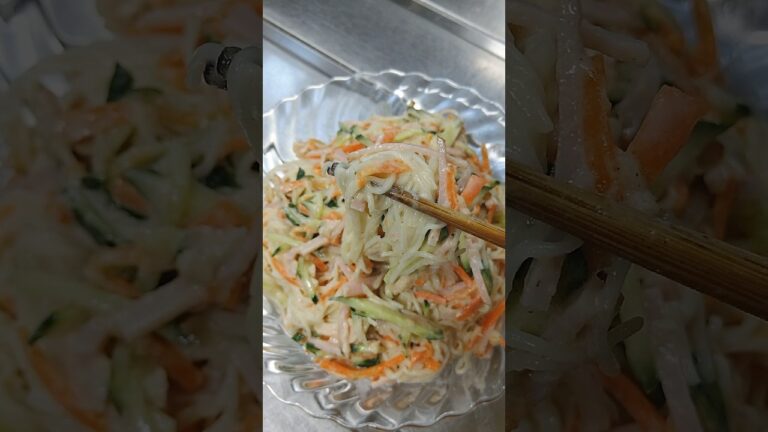 そうめんでおつまみサラダ #shorts