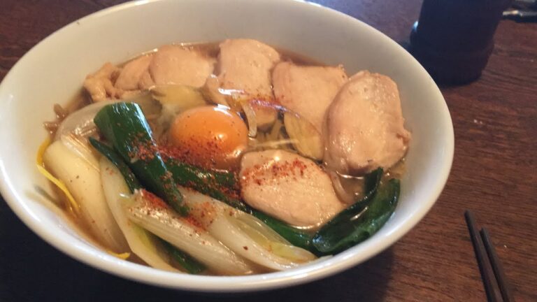 【鳥南蛮そば】作り方