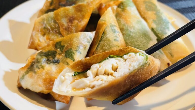具は炒めず楽ちん♪【大葉ささみチーズ春巻き】誰でも簡単和風の春巻きPerilla scissors cheese spring rolls