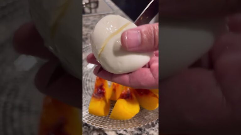 パリジェンヌのダイエット食マネてみた 桃と生ハムのサラダ #ダイエット #痩せたいけど食べたい #桃