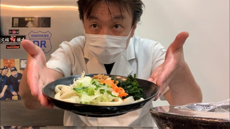 坦々風冷やしうどん試食