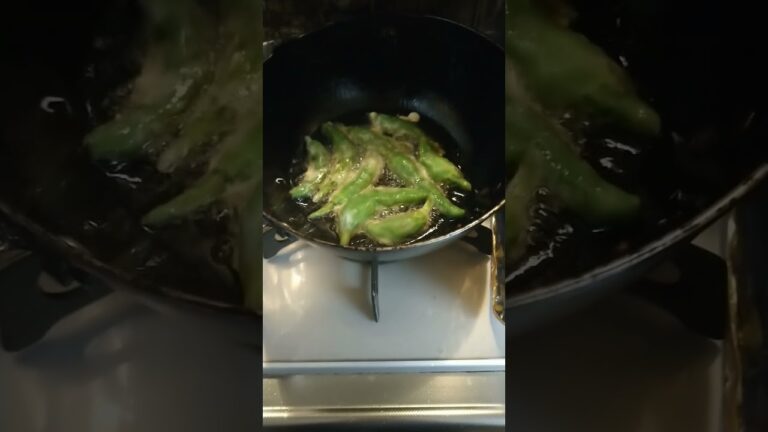 やまとしチャンネル No.1614 家庭菜園🌶️シシトウの天ぷらです🤩
