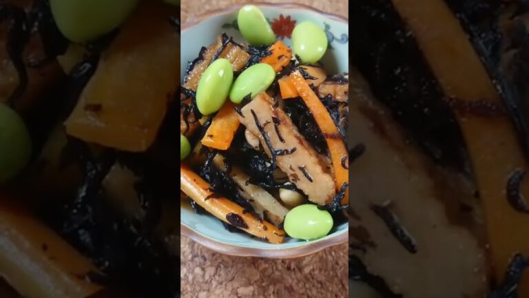 基本のひじきの煮物の作り方! #shorts