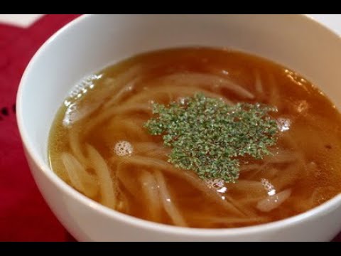 ゼロからクックング「オニオンコンソメスープ」
