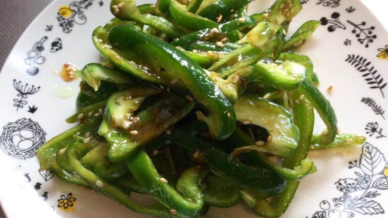 ピーマンの柚子胡椒ナムル