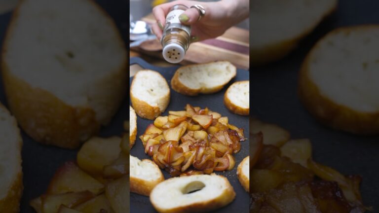 【家でも簡単キャンプ飯】りんごとクリームチーズのカナッペ