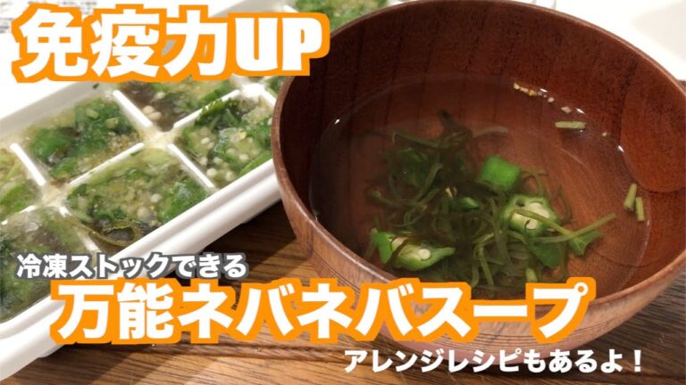 免疫力UP【万能ネバネバスープ】ネバネバ食材/作り置き/使い切りサイズ