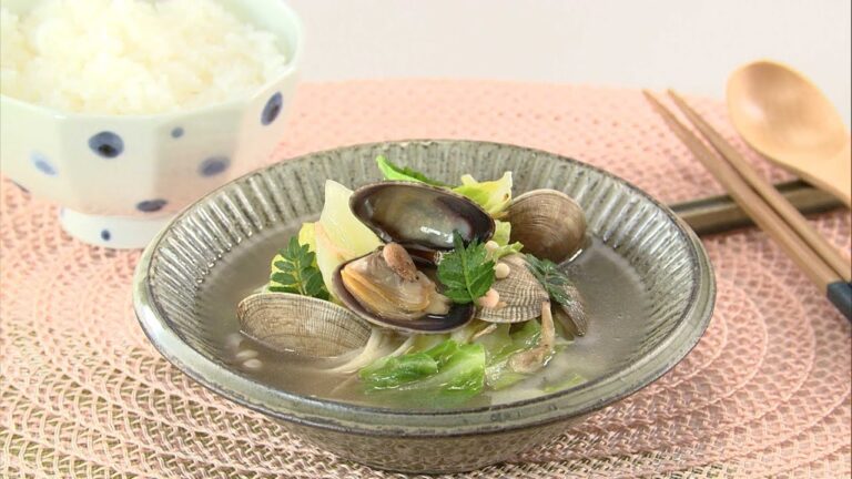 【DAIGOも台所】春の食材の共演♪あさりと春キャベツのうま煮｜潮干狩りでゲットしたあさりの活用術♪