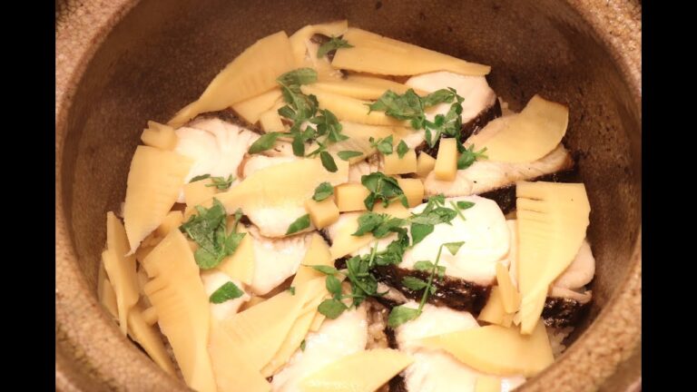 鰆と筍の炊き込みご飯　長いバージョン