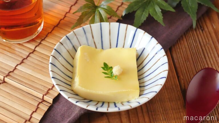 レンジで簡単！玉子豆腐
