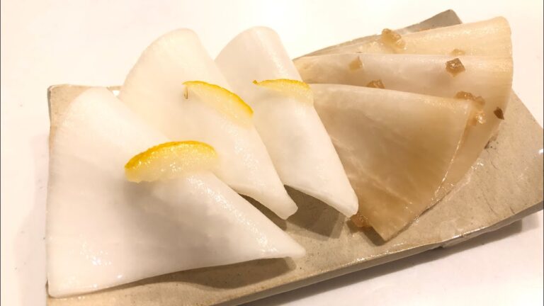 大根の浅漬け／聖護院大根🍴