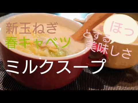 【簡単レシピ】栄養満点ミルクスープ#24