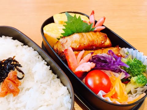 【毎日のお弁当作り】今日も簡単弁当作ります！かぼちゃで免疫力アップ