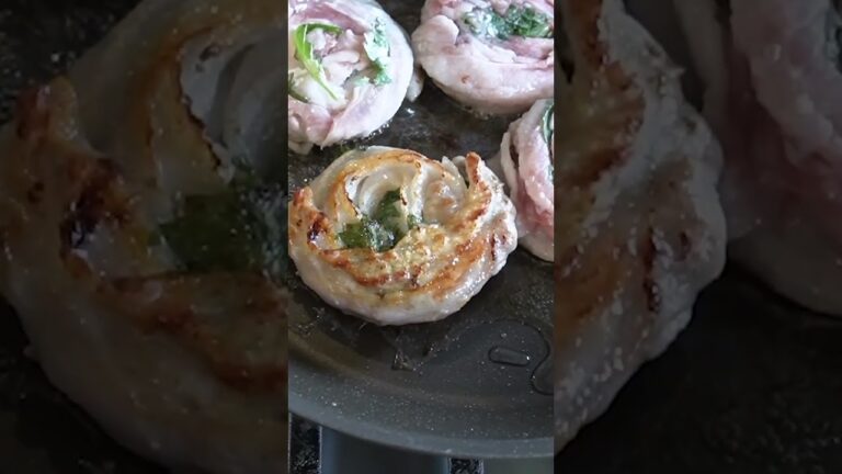 包丁いらず超簡単お手軽レシピ！豚肉のぐるぐるステーキの作り方　#shorts #料理 #豚肉レシピ