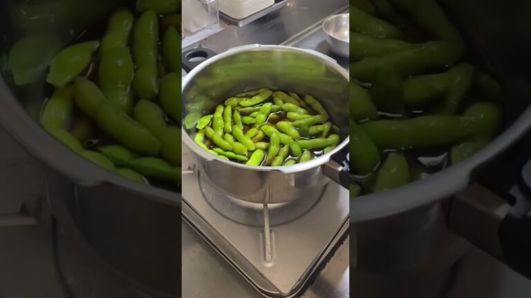 【枝豆のめんつゆ漬け】圧力鍋で一瞬！（PR）#圧力鍋  #枝豆　#ゼロ活力なべ　#shorts