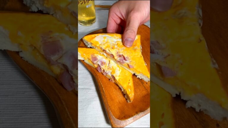 いまバズってる【たまごサンド】をレンジで作る　#レシピ  #レンジ飯