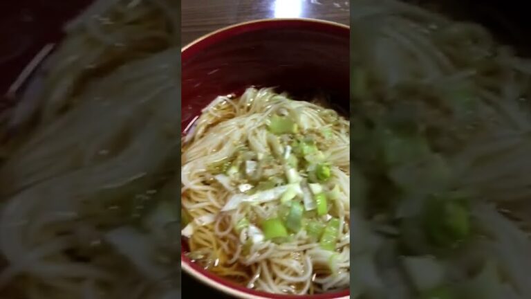 【昼食】今年初のそうめん