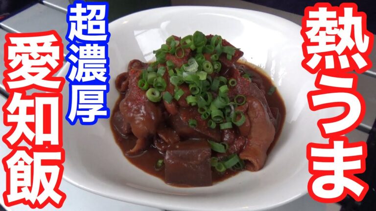 【キャンプ飯】名古屋発祥名物料理！！濃厚熱うまどて煮の作り方！！（野外飯）