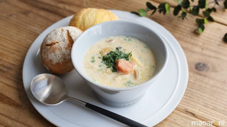 明太子とカブのクリームスープ のレシピ 作り方【365日のパンとスープ】