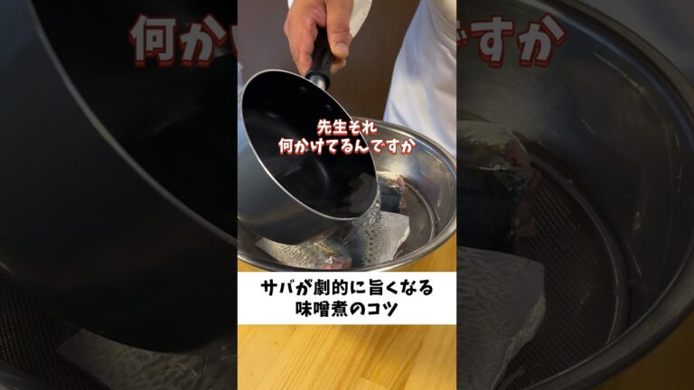 めっちゃくちゃ上手くなるサバの味噌煮のコツ