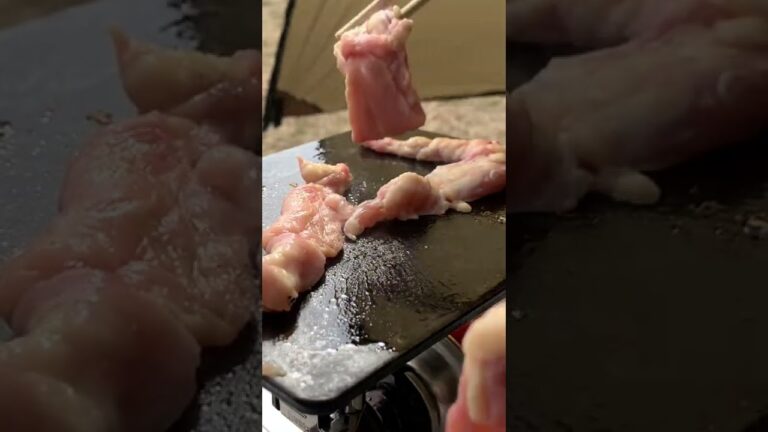 【鉄板焼き】せせり#shorts