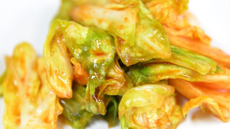 キャベツのキムチ風浅漬け