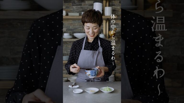 芯まで温まる！「参鶏湯（サムゲタン）風スープ」の作り方 #shorts