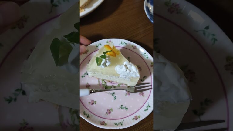 柚子レアチーズケーキ Yuzu Rare Cheese Cake