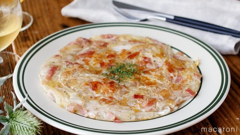 【ベーコンチーズのハッシュド大根】切って焼くだけ♪おかずやおつまみにぴったり！｜macaroni（マカロニ）