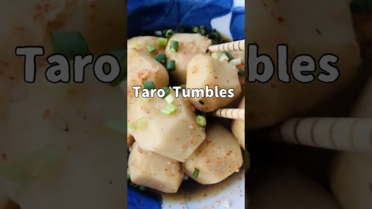 Taro Tumbles! 【簡単】【里芋の煮っころがし】の作り方