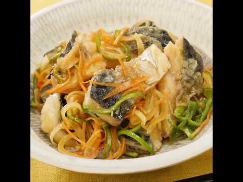 さっぱり さわやか！うす塩さばと玉ねぎの南蛮漬け