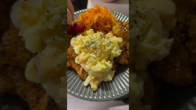 甘酢タレが美味いチキン南蛮#shorts #自炊