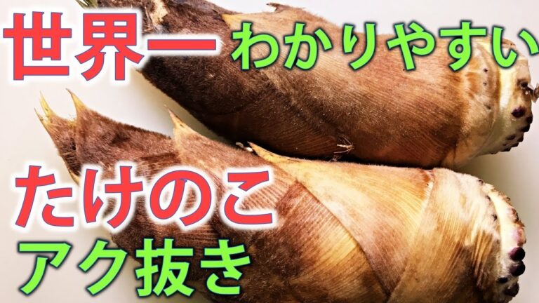 たけのこのアク抜き！重曹を使った方法（米ぬかがない時でも大丈夫）