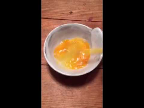 まぜ卵「まぜ卵で10秒混ぜてみました。」