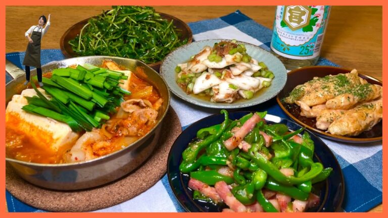 【食欲爆発】仕事終わりのサラリーマンが作るおつまみ5品🍻✨