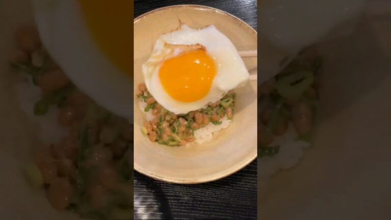 【簡単料理】今日の納豆ご飯も最高でした！#shorts