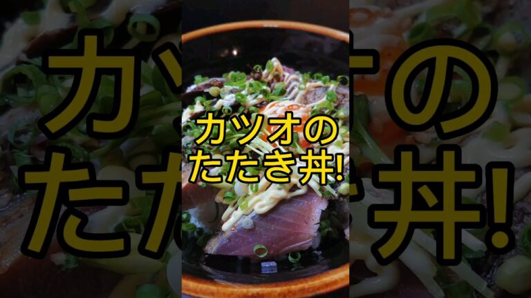 カツオのたたき丼 #shorts
