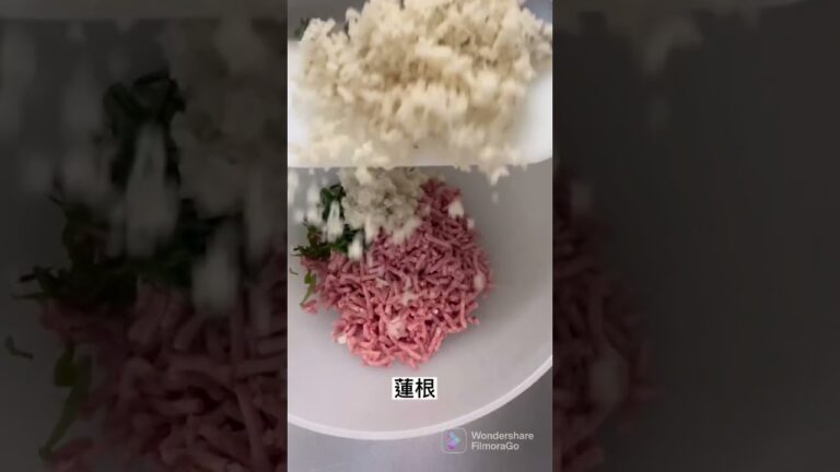 紫蘇とレンコンのふんわりつくね☆タレいらず！