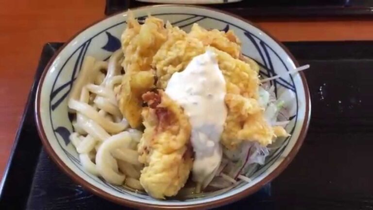丸亀製麺 タル鶏天ぶっかけうどん