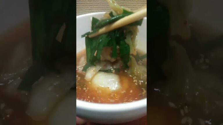 【辛旨雑煮】(韓国餅)トックキムチ雑煮　#shorts#簡単レシピ#韓国料理