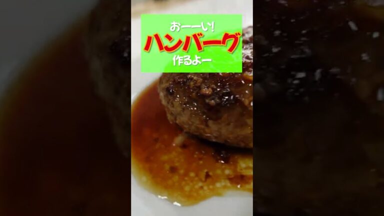 【ボインのハンバーグ】肉汁が中に詰まりまくったジューシーすぎるハンバーグ、ソースもニンニクがきいててうまい！