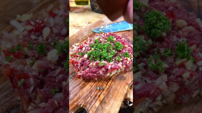 タルタルステーキの神髄 #shorts #steak