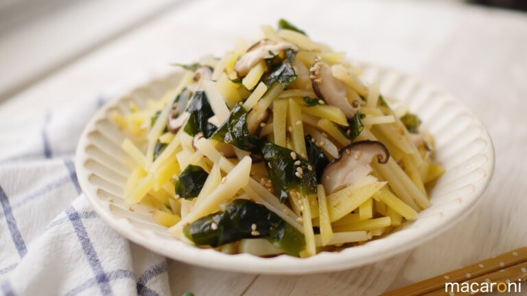 うまみたっぷり♪千切り じゃがいもの シャキッと おひたし のレシピ 作り方