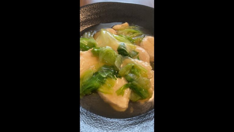本気で痩せたきゃこれ食っとけ【鶏むねのレタス煮】#Shorts