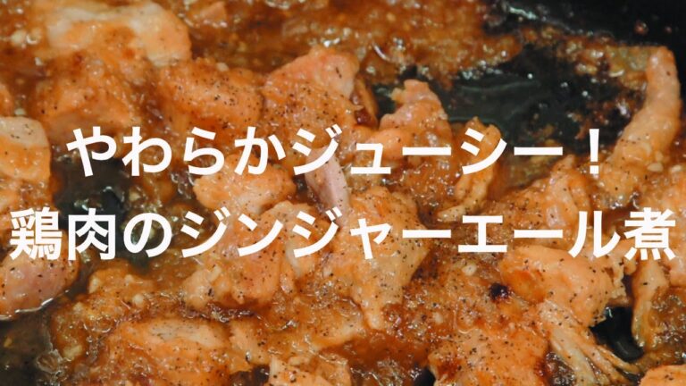 やわらかジューシー！鶏肉ジンジャーエール煮