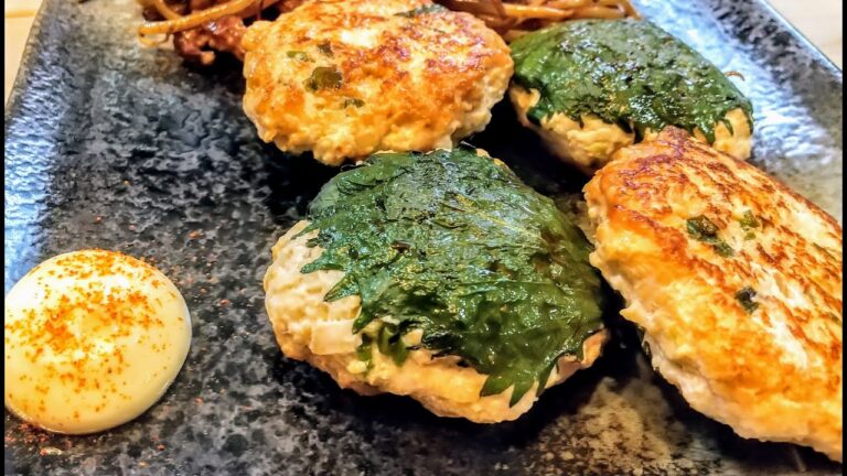 【おつまみレシピ】鶏むね肉のさんが焼きの作り方（材料は動画説明欄をご覧下さい）