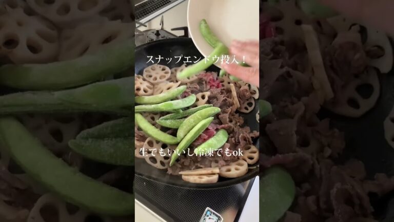 だいたい10分！牛肉と彩り野菜炒め