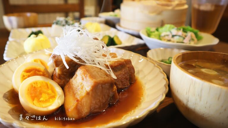 【50代主婦】豚の角煮/晩ご飯/和食/二人暮らし