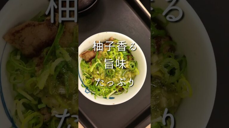 松屋の『厚切り豚カルビ』を食べる【3K】