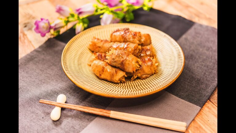 肉巻き焼きそば